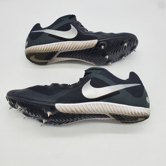 Nike Shoes Men 11 Zoom Rival Multi Black Metallic Running Track Filed DC8749-001 - Picture 9 of 9